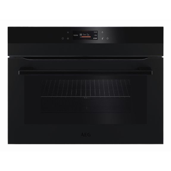 AEG 60cm Compact CombiQuick Microwave Oven - Black