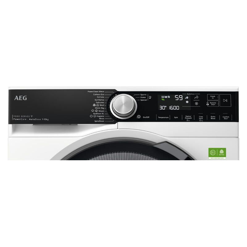 AEG 10kg Front Load Washing Machine ? White (9000 Series) - Image 2