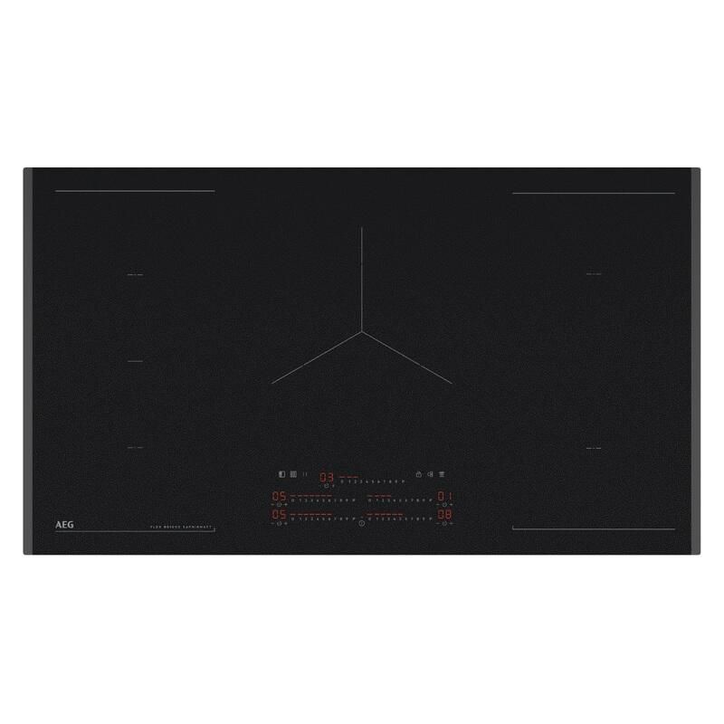 AEG 90cm SaphirMatt Induction Cooktop with FlexiBridge - Matte Black