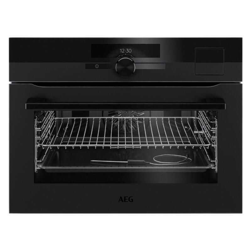 AEG 60cm Built-In Steam Oven with 24 Functions - Matte Black