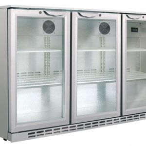 HUSKY Triple Door Alfresco Drink Chiller 307L