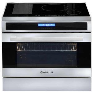 Artusi Elegante 90cm Freestanding Induction Cooker with Schott Glass Cooktop