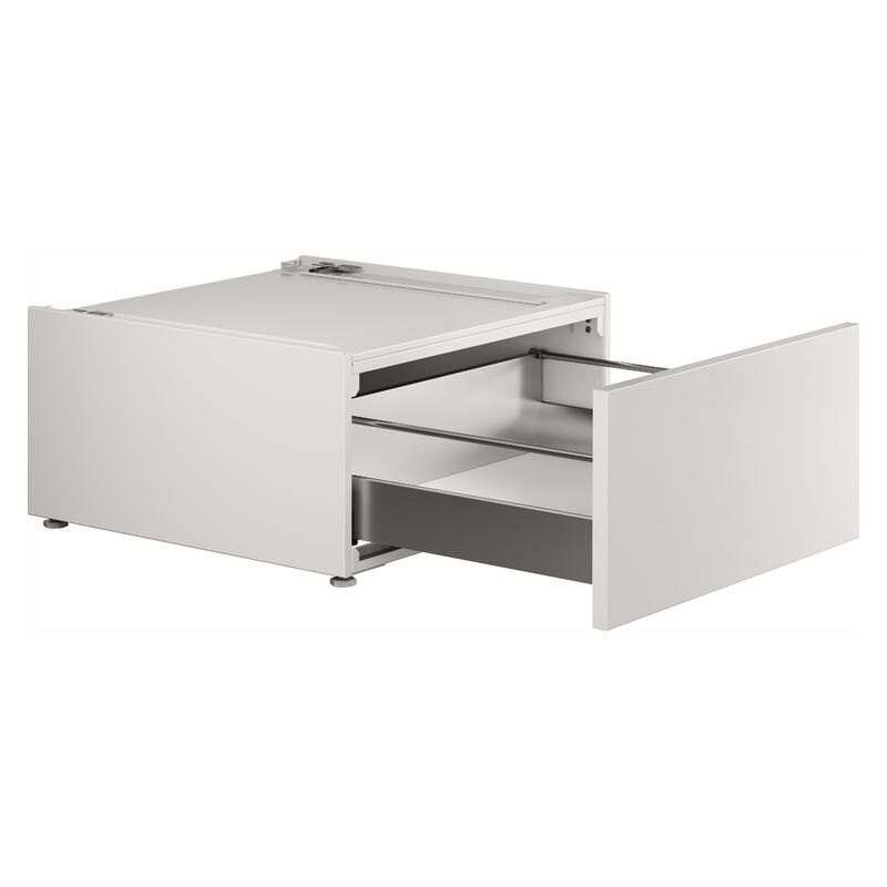 ASKO Laundry Pedestal with Storage Drawer - White - Image 2