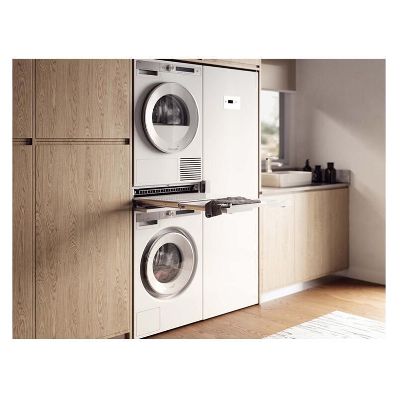 ASKO Laundry Stacking Kit with Slide-Out Shelf - White - Image 2