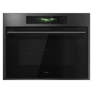 Asko Craft Frame Combi Microwave Oven - Black Steel 45CM
