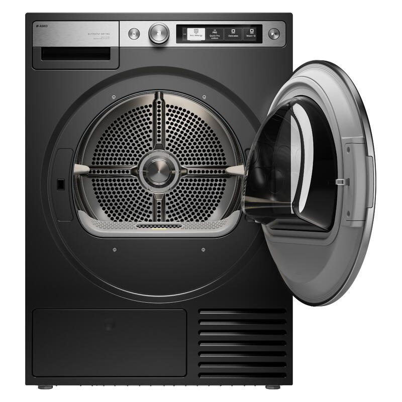 ASKO 9kg Heat Pump Condenser Dryer - Graphite Black (Style+ Series 7) - Image 3