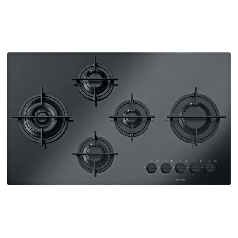Barazza Mood Hob 86CM - 5 Burners Black