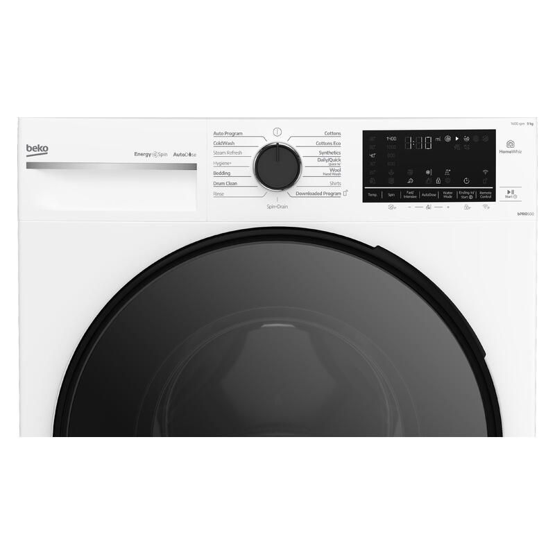 Beko 9kg Front Load Washing Machine - White - Image 3