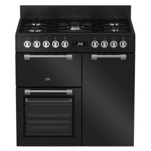 Beko 90cm Freestanding Cooker with Gas Cooktop - Anthracite