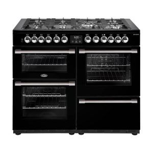 Belling 110cm CookCentre Dual Fuel Upright Cooker - Black
