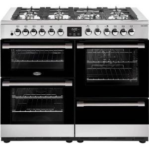 Belling 110cm CookCentre Dual Fuel Upright Cooker - Stainless Steel
