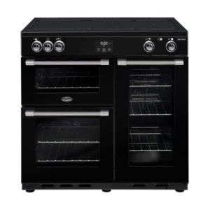 Belling 90cm CookCentre Induction Upright Cooker - Black