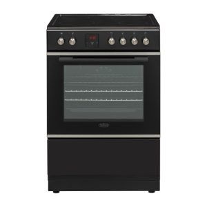 Belling 60cm Single Door Ceramic Upright Cooker - Black