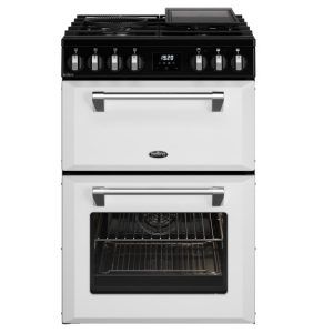 Belling 60cm Mini Richmond Dual Fuel Upright Cooker - White
