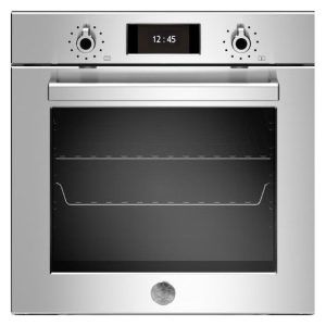Bertazzoni Professional Series 60cm Built-In Pyrolytic + Hydro Oven - Stainless Steel