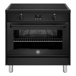 La Germania Induction Electric Oven Electric Grill Matt Black 90cm