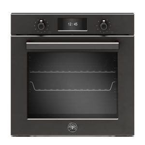Bertazzoni 60cm Professional Series Pyrolytic Electric Steam Single Oven - Carbonio