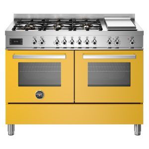 Bertazzoni 120cm Professional Series Dual Fuel Cooker - Yellow