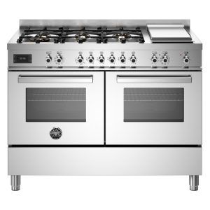 Bertazzoni 120cm Professional Series Dual Fuel Cooker - Stainless Steel