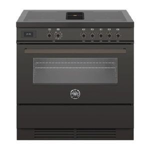 Bertazzoni 90cm Pro Series Air Tec Induction Downdraft Cooker Carbonio - Black