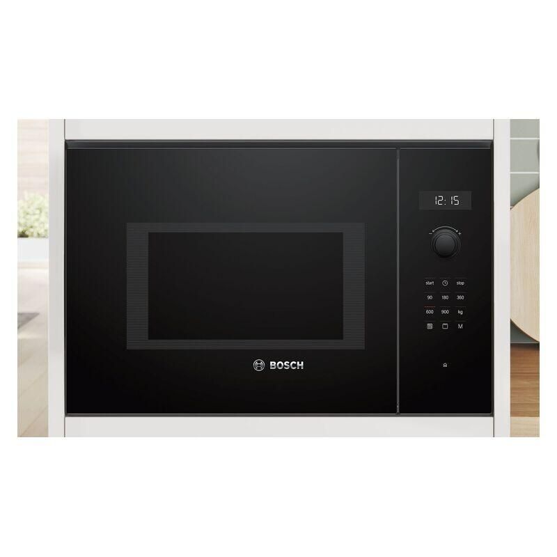 Bosch 25L Built- In Microwave with Grill - Black (Series 6) - Image 2