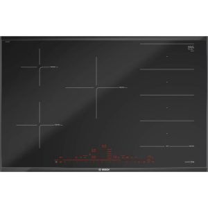 Bosch 80cm 5-Zone Induction Cooktop with Flex Zone - Black (Series 8)