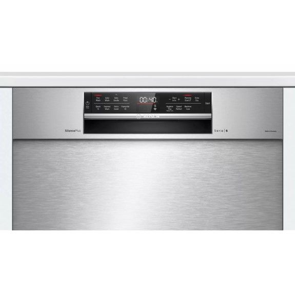 Bosch 15 Place Setting Built-Under Dishwasher - Brushed Stainless (Series 6) - Image 2