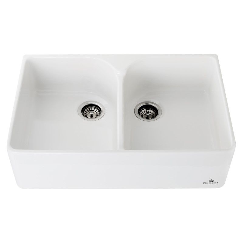 CHAMBORD Clotaire Double Bowl 800X500X220 White