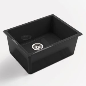 CHAMBORD Constance Iii Fireclay Sink 610X1460X255MM Black