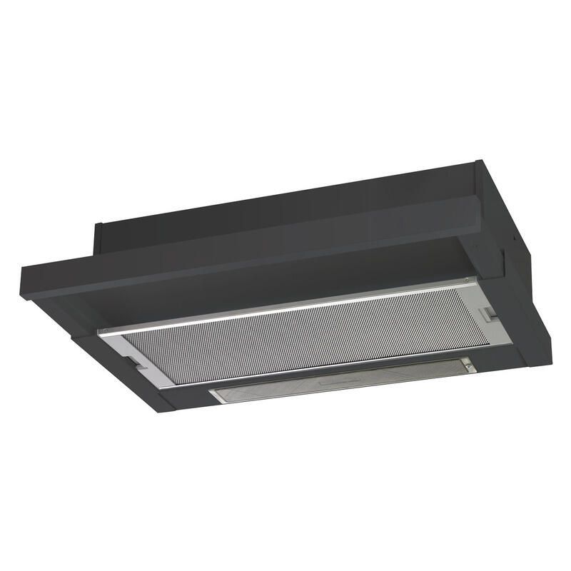Chef 60cm Slideout Rangehood - Black