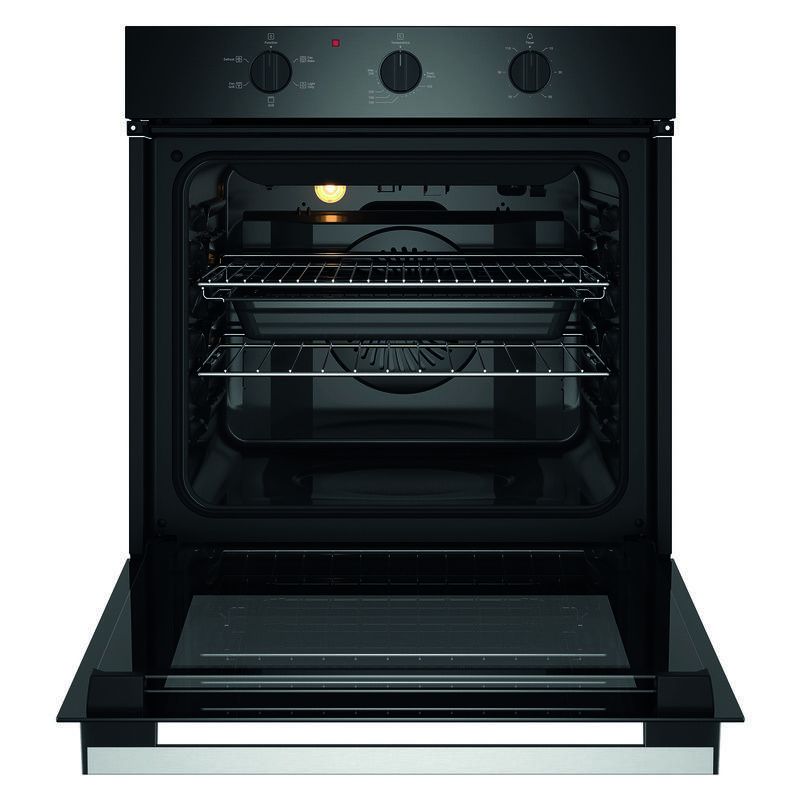 Chef 60cm 5 Function Oven with 10A Plug - Matte Black - Image 2