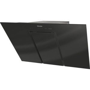 Miele 90cm Wall Mounted Decor Canopy Rangehood - Pure Black