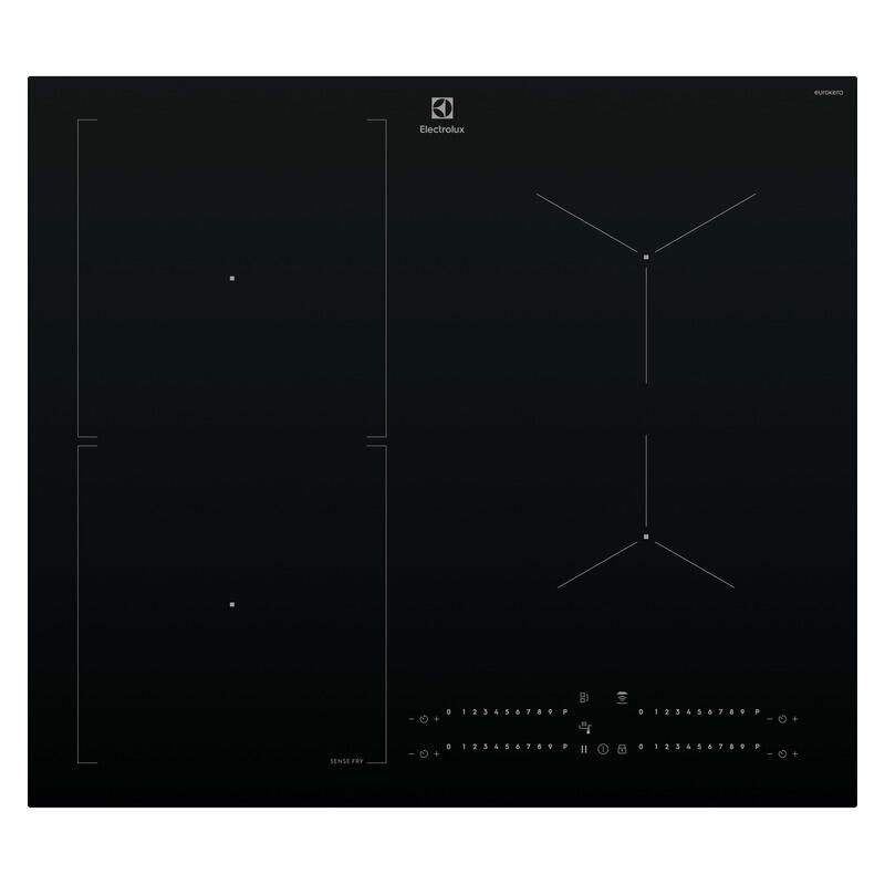 Electrolux 60cm 4 Zone Induction Cooktop - SenseFry - Black (Series 700)