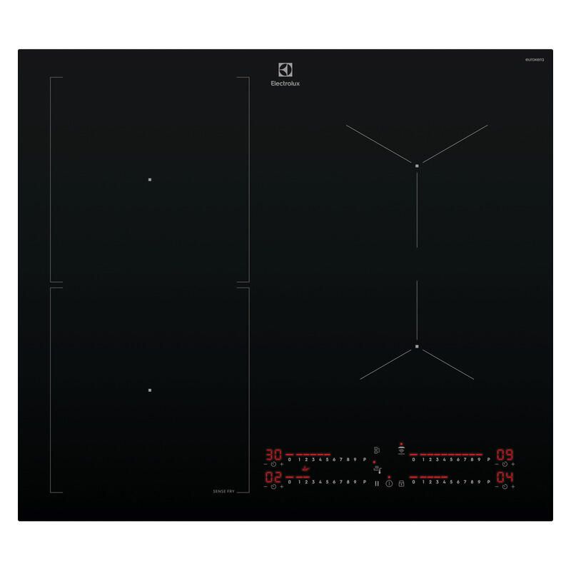 Electrolux 60cm 4 Zone Induction Cooktop - SenseFry - Black (Series 700) - Image 2