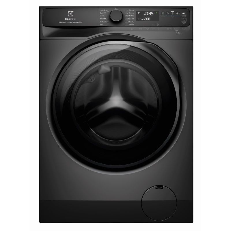 Electrolux 9kg UltimateCare 700 Series Front Load Washing Machine - Dark Onyx