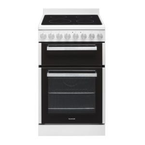 Euromaid Electric Freestanding Cooker White 54cm