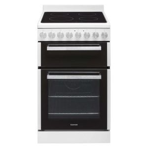 Euromaid 54cm Freestanding Electric Cooker - White