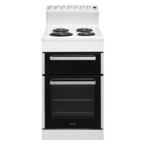 Euromaid 54cm Freestanding Electric Oven With Coil Cooktop