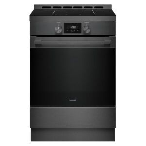 Euromaid 60cm 11 Function Pyrolytic Induction Freestanding Cooker - Dark Stainless Steel