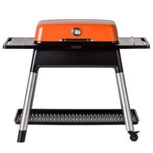 Everdure By Heston Blumenthal FURNACE 52-Inch 3-Burner Propane Gas Grill with Stand - Orange