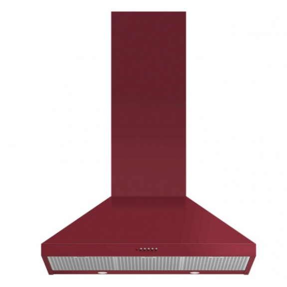 Fisher & Paykel 90cm Canopy Wall Rangehood - Red