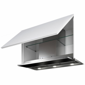 Falmec Move 60cm Slideout Rangehood - Black Glass