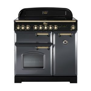 Falcon 90cm Classic Deluxe Induction Range Cooker - Slate Brass