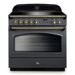 Falcon Classic Fx Induction Range Cooker Slate & Brass 90CM