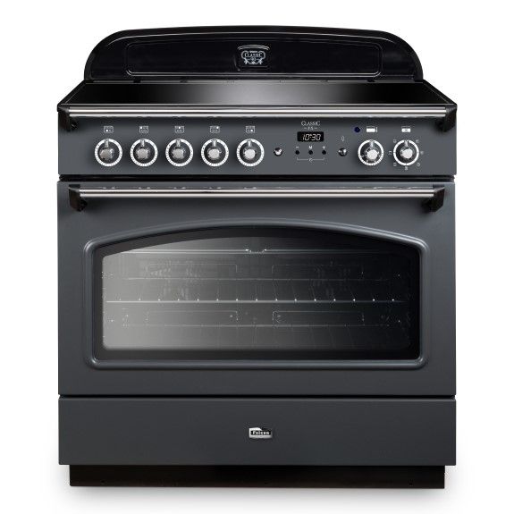 Falcon 90cm Classic FX Induction Range Cooker - Slate & Chrome