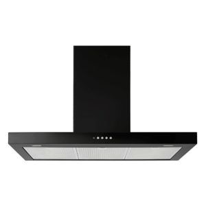 Falcon 90cm Infusion Canopy Rangehood - Black