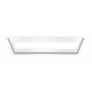 Falmec Nuvola 90cm Ceiling Cassette Rangehood with In-Line Motor - White Glass