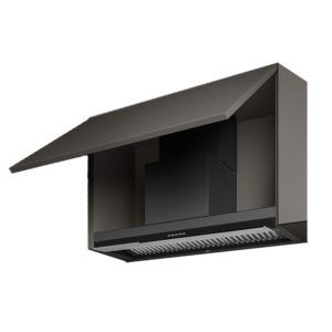 Falmec Virgola 60cm No Drop Undermount Rangehood - Black