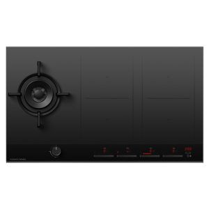 Fisher & Paykel 90cm Series 9 1 Burner + 4 Zone Hybrid Cooktop, 2 SmartZones, LPG