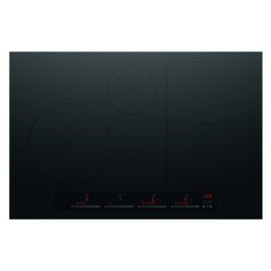Fisher & Paykel 80cm 4 Zone Induction Cooktop: Smart Zone (Series 7) - Black